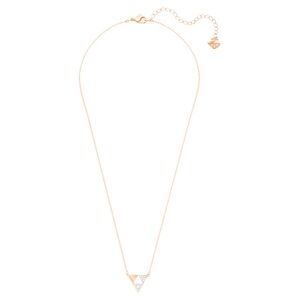 Swarovski Triangle Rose Gold Tone Plated Necklace